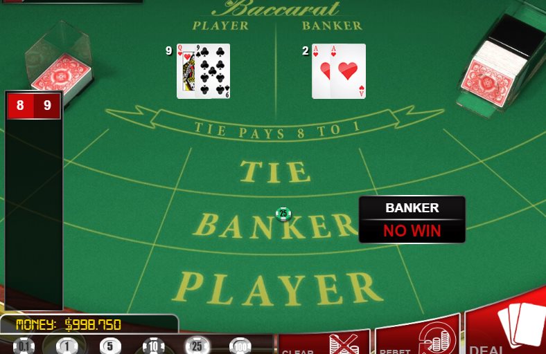 Play Baccarat for free